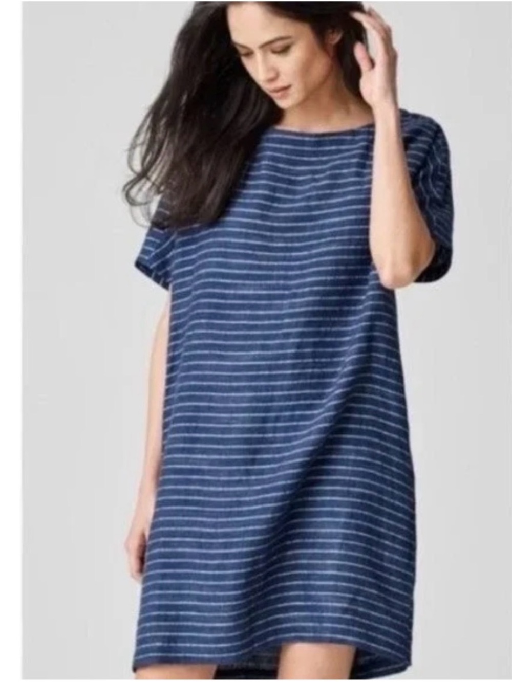 Eileen Fisher Scoop Neck Tunic Dress